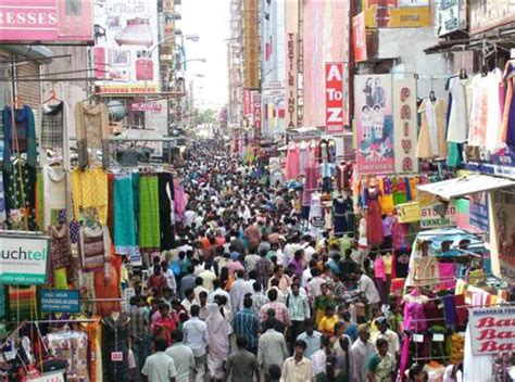 T Nagar in Chennai, T Nagar Market in Chennai, T Nagar Shopping