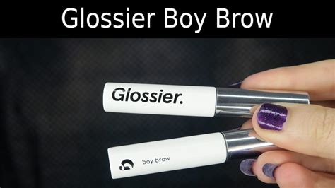 Glossier Boy Brow Review & Comparison of Brown & Black