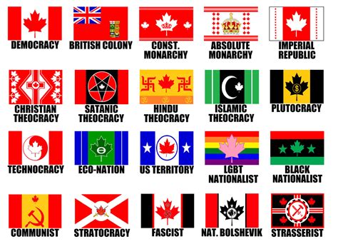 *SUPER-DELUXE* Alternate Flags of Canada by WolfMoon25 on DeviantArt