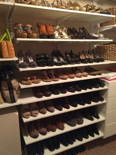 How to Store and Organize Shoes in a Closet | Shoe shelf in closet ...