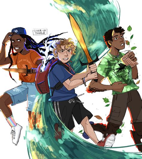 Percy Annabeth And Grover Fan Art