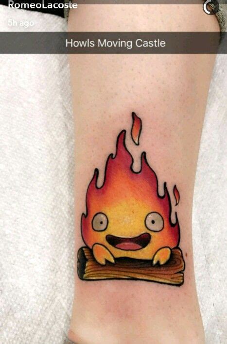 Howls Moving Castle Tattoo Calcifer