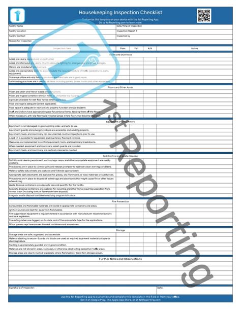 Housekeeping Audit Checklist For Manufacturing at Dallas Jones blog