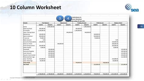 10 Column Worksheet Explained - YouTube