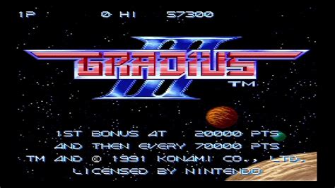 Gradius III - SNES (1991) - YouTube