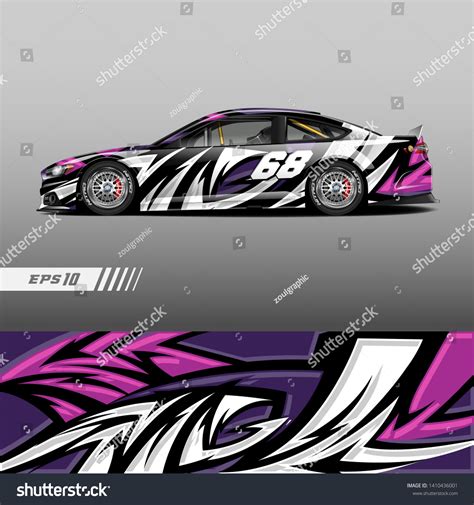 Car Livery Design Vector Graphic Abstract Stock Vector (Royalty Free ...