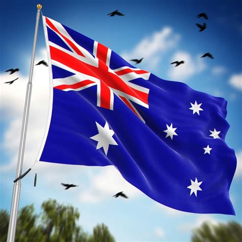 Premium Photo | Flag of australia