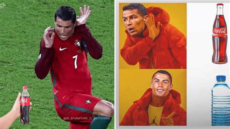 Cristiano Ronaldo e Coca-Cola: confira os memes após gesto de CR7