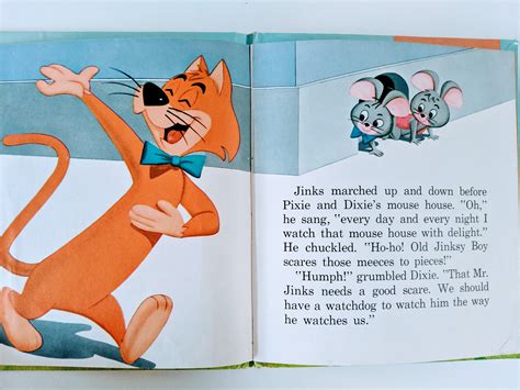 Vintage Children's Book Illustrations: Pixie and Dixie Artwork by John Carey & Jan Neely from 1961