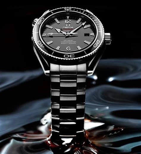 Omega Seamaster Planet Ocean Watch With "Liquidmetal" Ceramic Bezel ...