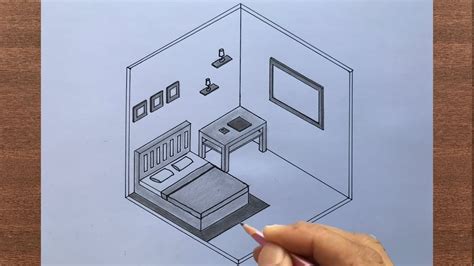 How To Draw Isometric View - Middlecrowd3