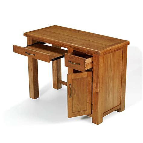 Rushden Solid Oak Small Computer Desk - Our Biggest Sale!