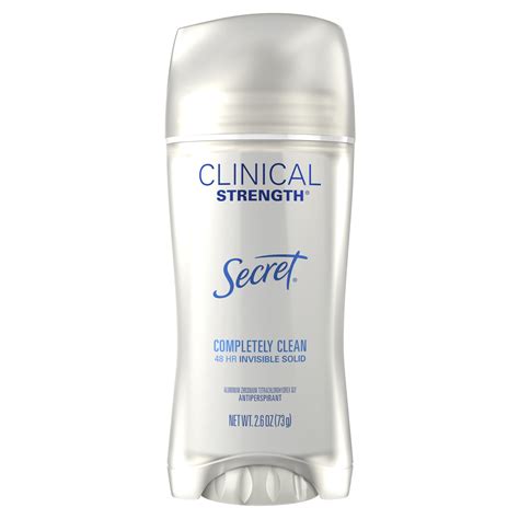 Secret Clinical Strength Antiperspirant Deodorant Invisible Solid ...