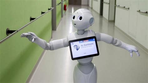 Patients greeted by robot at Belgian hospital