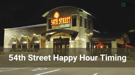 54th Street Happy Hour 2024 – Timing, Menu & Locations