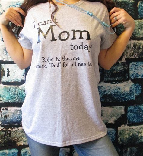 Funny Mom Shirts ~ Shirts For Moms ~ I Can't Mom Today Shirt ~ Shirts ...