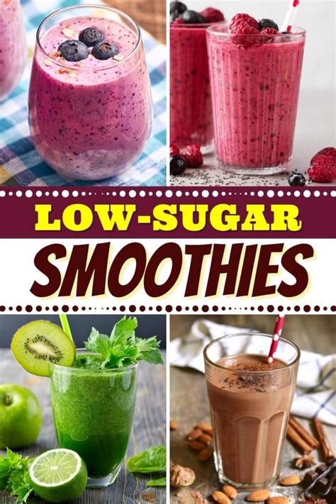 13 Best Low-Sugar Smoothies That Taste Great - Insanely Good