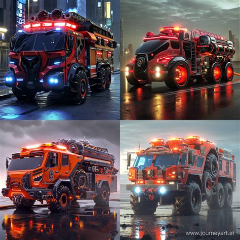 Futuristic fire truck by Pickgameru on DeviantArt