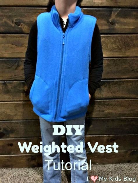 How+To+Make+Your+Own+Sensory+Weighted+Vest | Weighted vest, Weighted ...