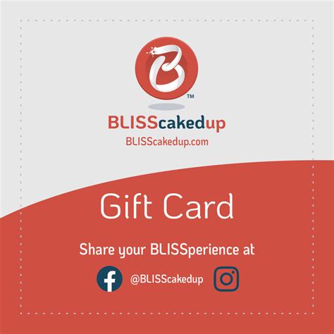 BLISS Gift Card – BLISScakedup