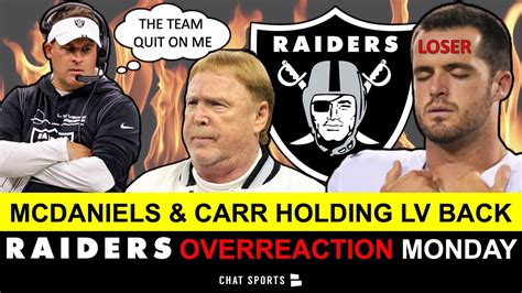 Josh McDaniels SUCKS, Raiders Rumors & Overreactions vs. Saints On ...