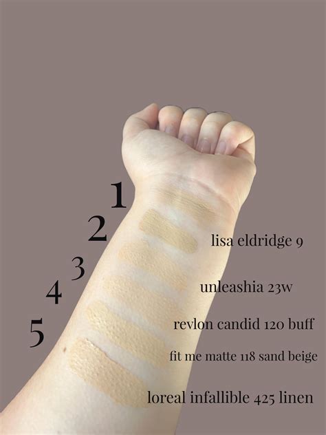 Light Foundation Swatches : r/OliveMUA