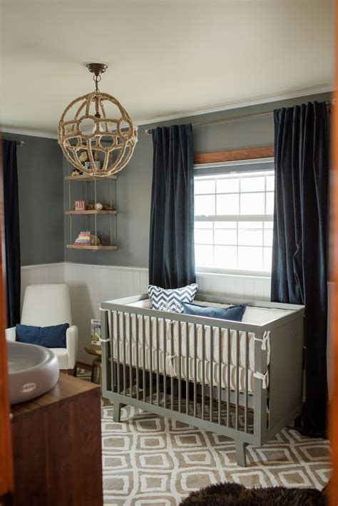 Sophisticated Modern Nautical Nursery (With images) | Modern baby boy ...