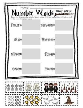 Harry Potter Math & Literacy Kindergarten Centers by Kristi Martone