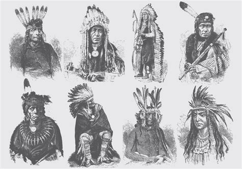 Native American People 121681 Vector Art at Vecteezy