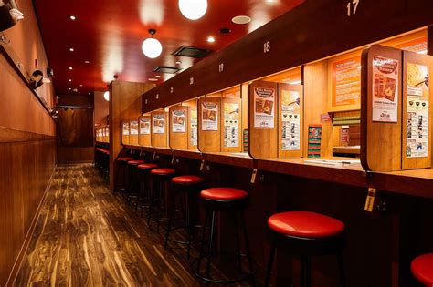 Image result for japan ramen bar single seating | Dining booth, Ramen ...