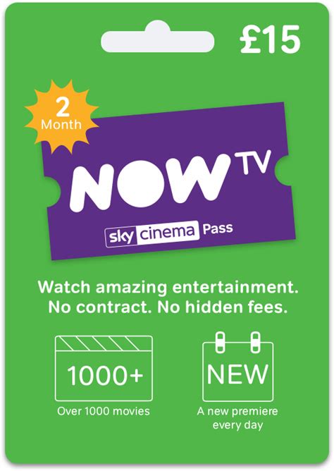 NOW TV Gift Cards – Get Entertainment, Movies & Sports