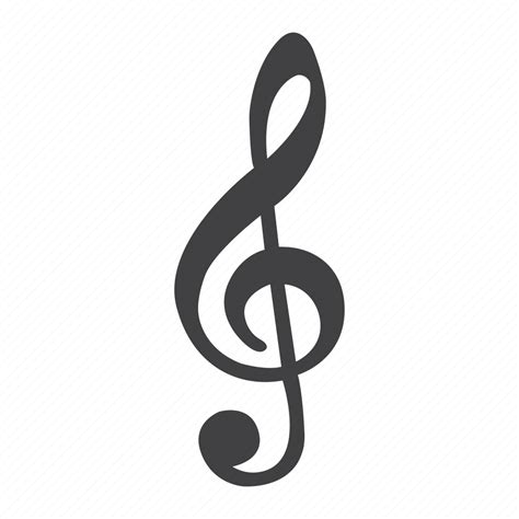 Clef, key, melody, music, note, sign, treble icon - Download on Iconfinder