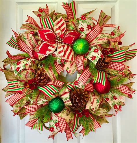 Rustic Christmas Wreath | Christmas wreaths, Rustic christmas wreath ...