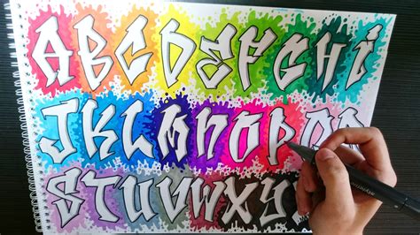 Resultado de imagen para abecedario graffiti | Graffiti alphabet ...