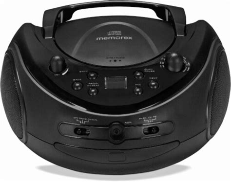 Memorex Portable Sport CD Boombox - Black, 1 Count - Kroger