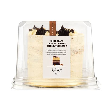 Chocolate Caramel Ombre Celebration Cake 1.2 kg | Woolworths.co.za