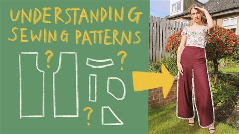 How to understand sewing patterns (for beginners!) - YouTube