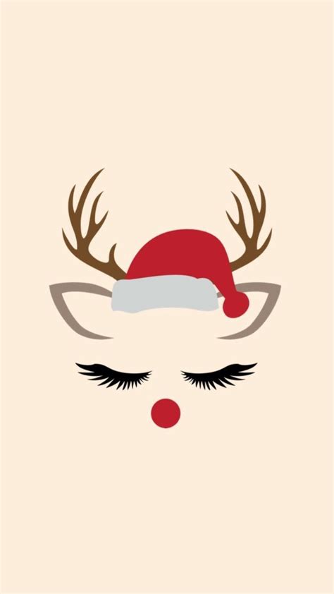 iPhone and Android Wallpapers: Pretty Reindeer Wallpaper for iPhone and Android | Christmas ...