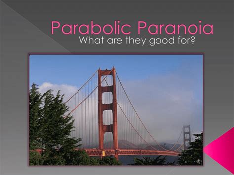 Parabola - Bridge Presentation