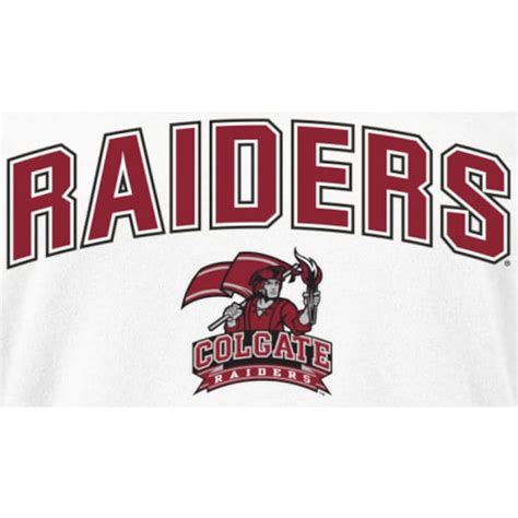 Colgate Raiders Women's Proud Mascot Slim Fit Long Sleeve T-Shirt - White - Fanatics.com