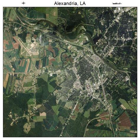 Aerial Photography Map of Alexandria, LA Louisiana