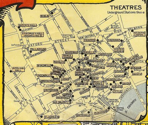 mappa moo'di - moo de flâneur's map collection: Theatreland in London