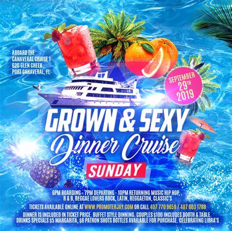 Grown and Sexy Dinner Cruise, Orlando FL - Sep 29, 2019 - 6:00 PM