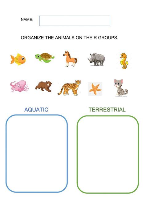 Aquatic - Terrestrial animals 311827 | c410