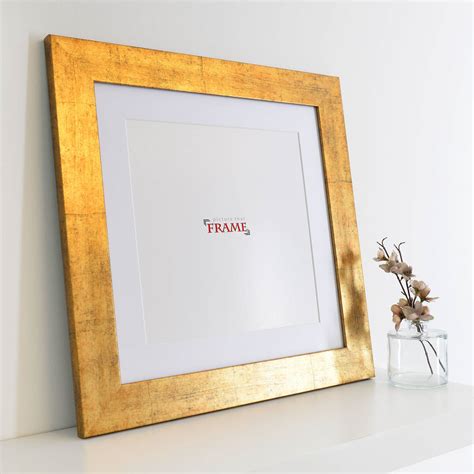 50x50cm Wide Gold Frame By Picture That Frame