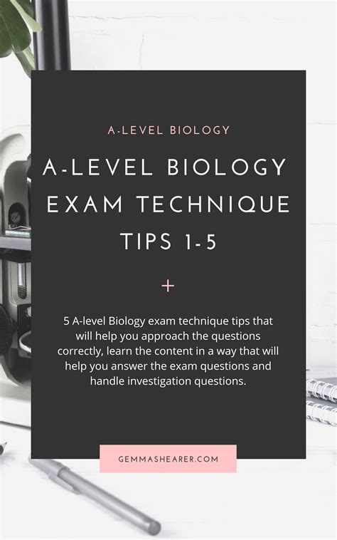 A-level Biology exam technique tips 1-5 | A level biology, Biology resources, Exam