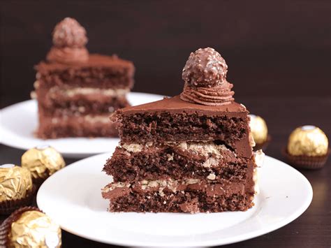 Ferrero Rocher Cake Recipe - The Cooking Foodie