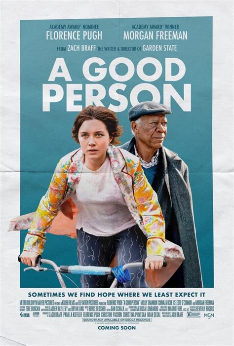 Florence Pugh and Morgan Freeman Star in the Upcoming Drama 'A Good Person' (2023) - Movie ...