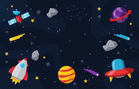 [100+] Cartoon Space Backgrounds | Wallpapers.com