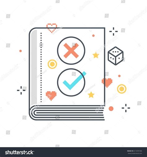 Color Line Game Rules Concept Illustration Stock Vector (Royalty Free) 611870186 | Shutterstock